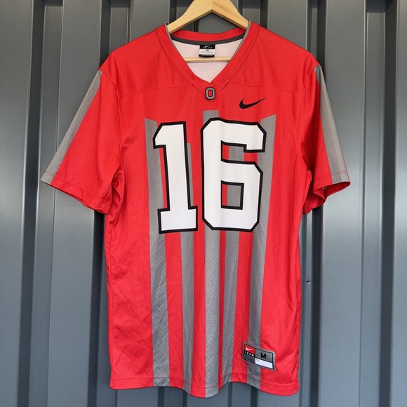 Nike Other - Ohio State Buckeyes Nike #16 JT Barrett 1916 Throwback Football Jersey Men's M